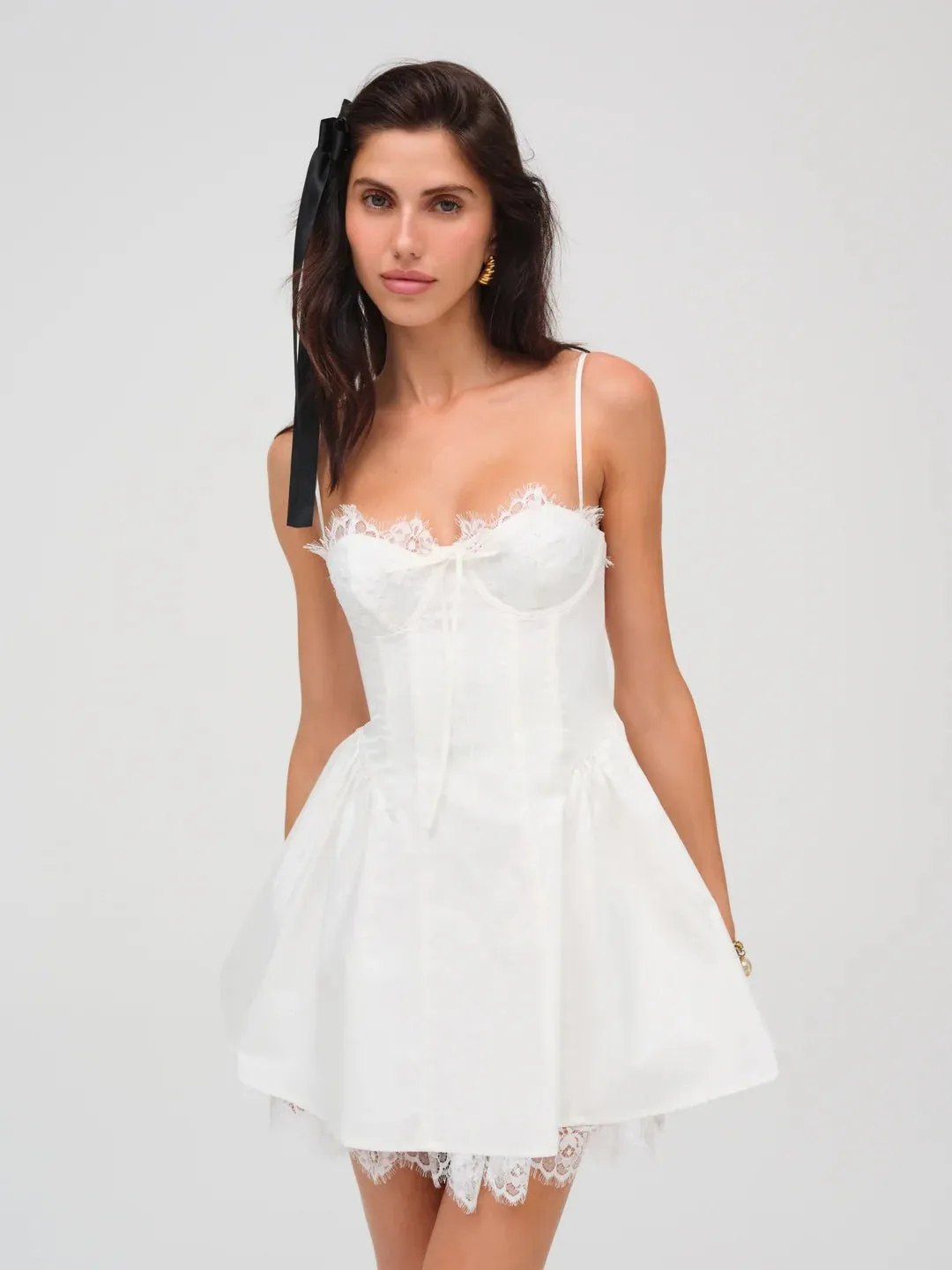 Shae Mini Dress in White