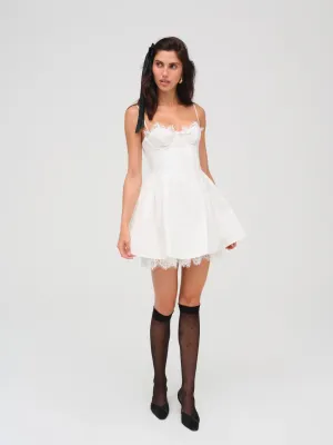 Shae Mini Dress in White