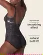 Shaping Lace Bodysuit with Underwire Fabric Cups