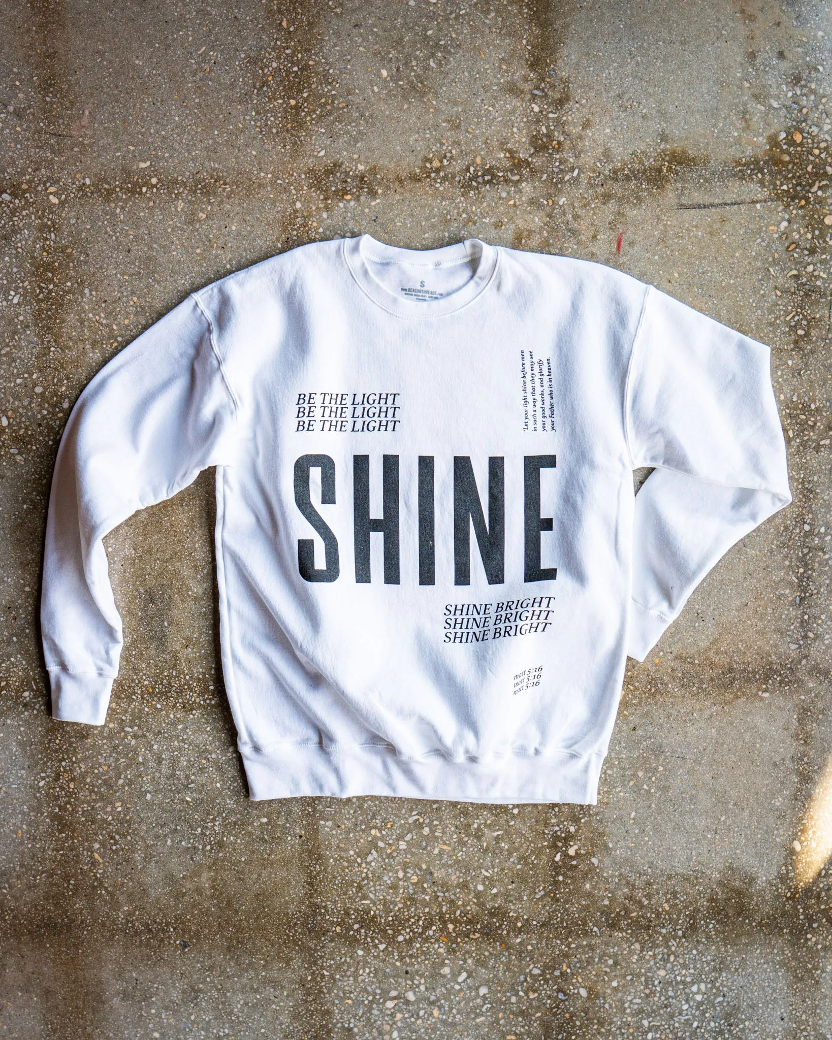 SHINE Adult Drop Shoulder Sweatshirt