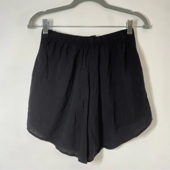 Shore Black Mallorca High Waist Flowy Shorts Size XS