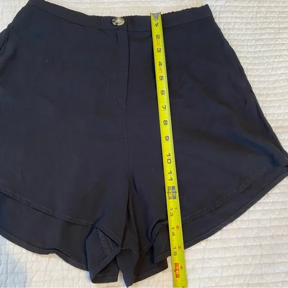 Shore Black Mallorca High Waist Flowy Shorts Size XS