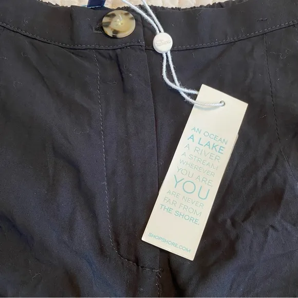 Shore Black Mallorca High Waist Flowy Shorts Size XS