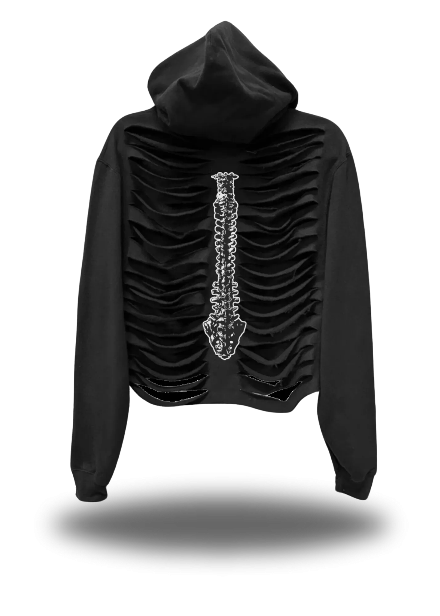 SINNER BY CHOICE CROP HOODIE