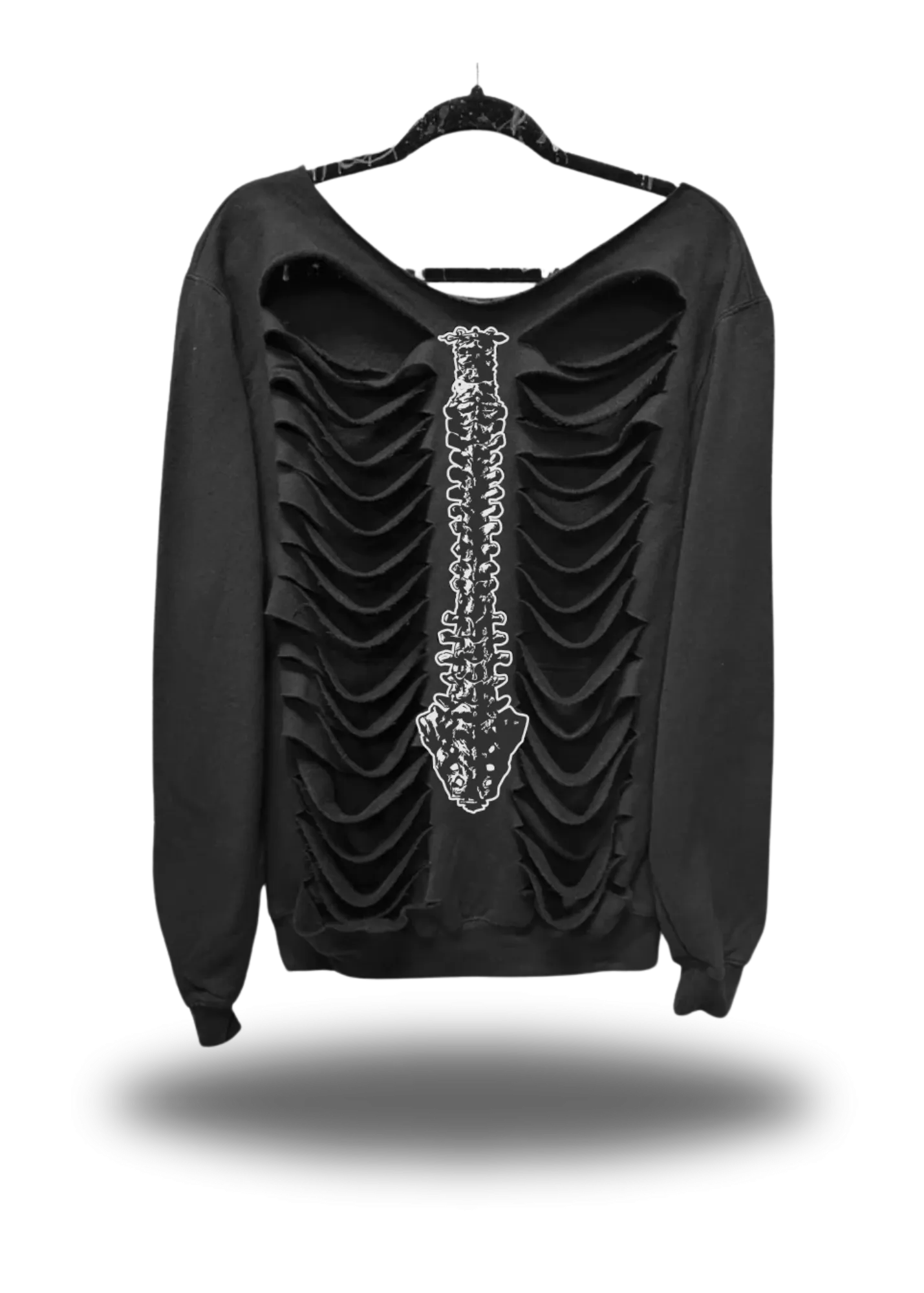 SINNER BY CHOICE WIDE NECK SWEATSHIRT