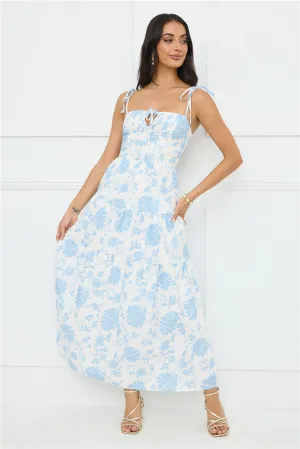 Sizzle And Stun Maxi Dress Blue