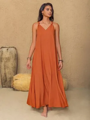 Sleeveless Maxi Cami Dress