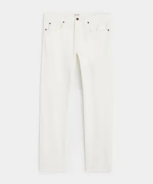 Slim Selvedge Jean in White Wash
