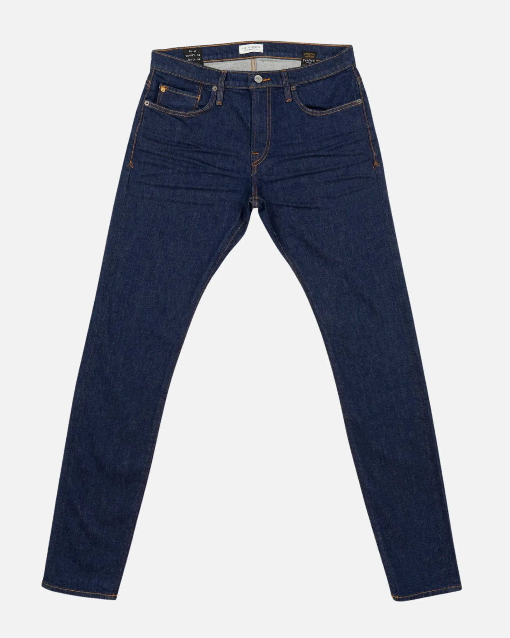 Slim Taper Denim Jeans - Dark Clean