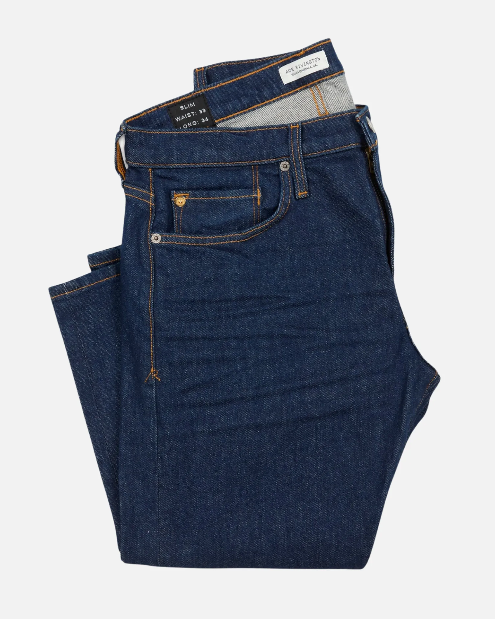 Slim Taper Denim Jeans - Dark Clean