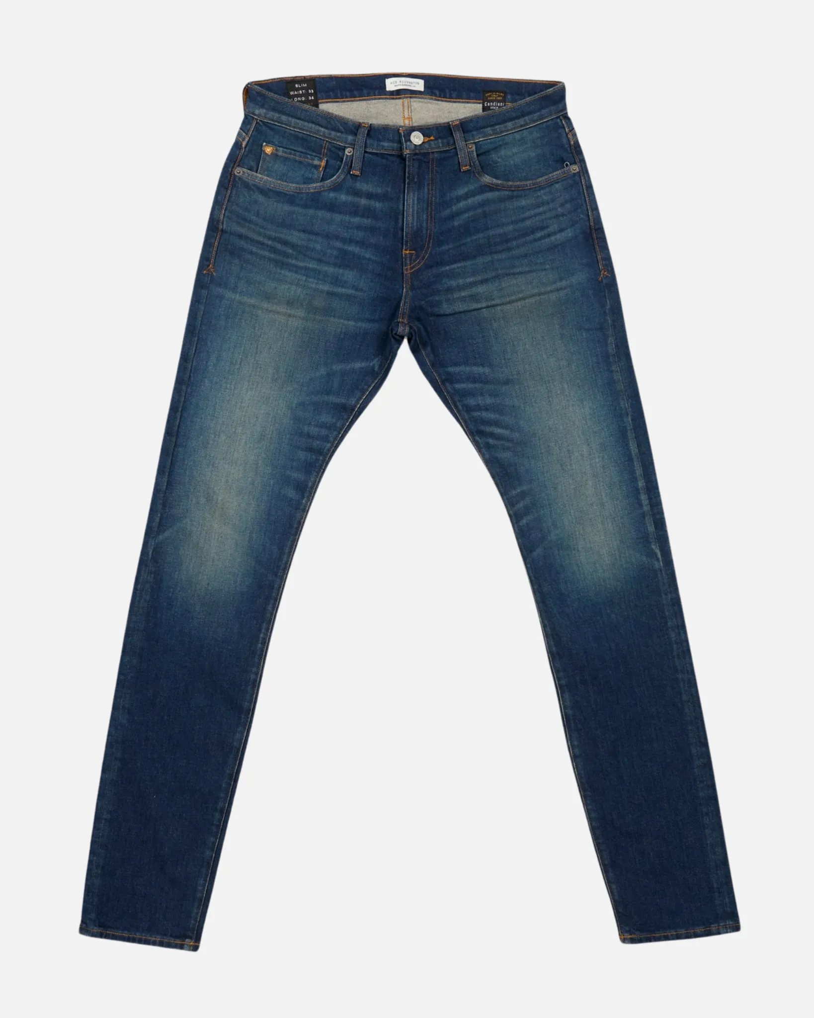 Slim Taper Denim Jeans - Dirty Vintage