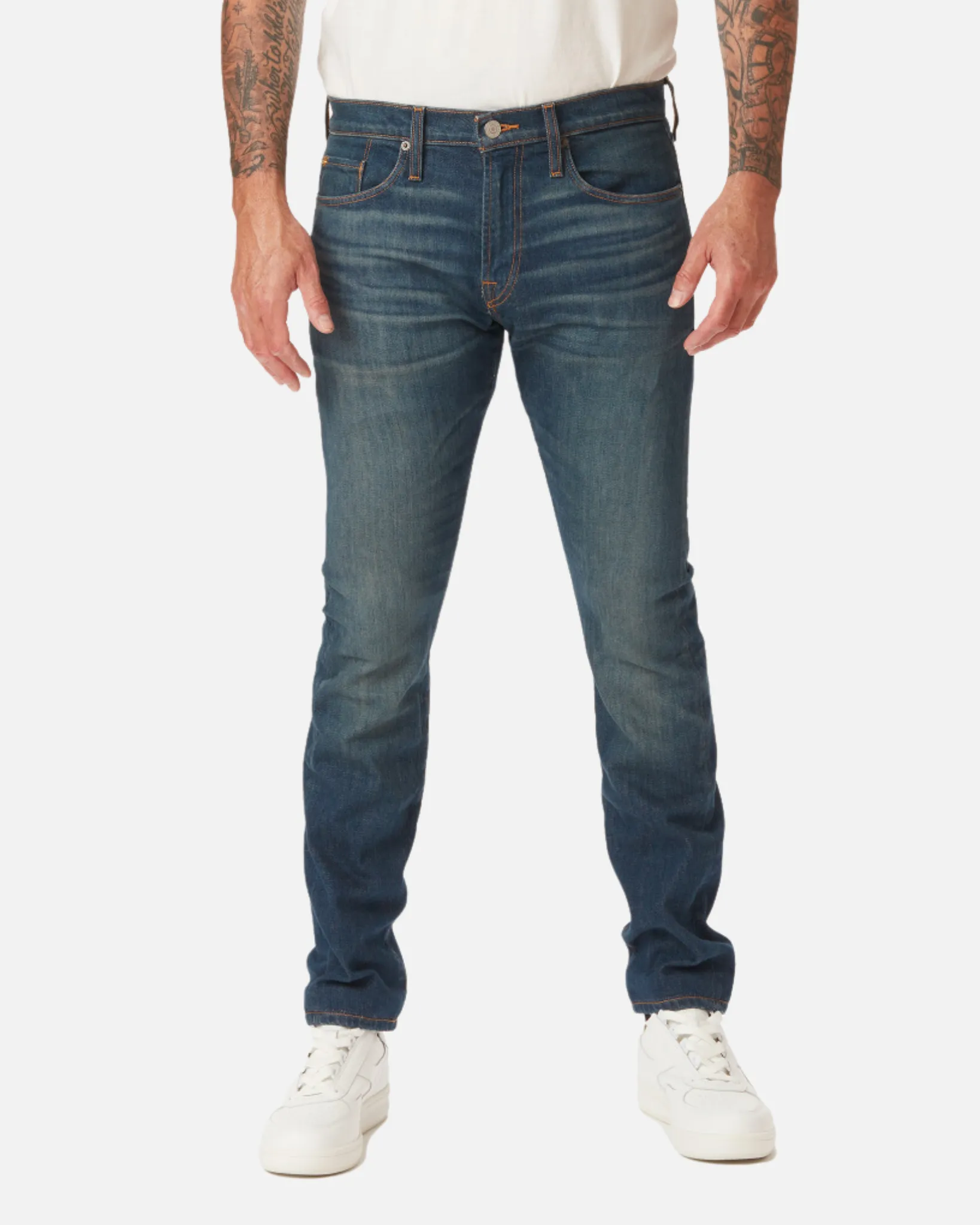 Slim Taper Denim Jeans - Dirty Vintage