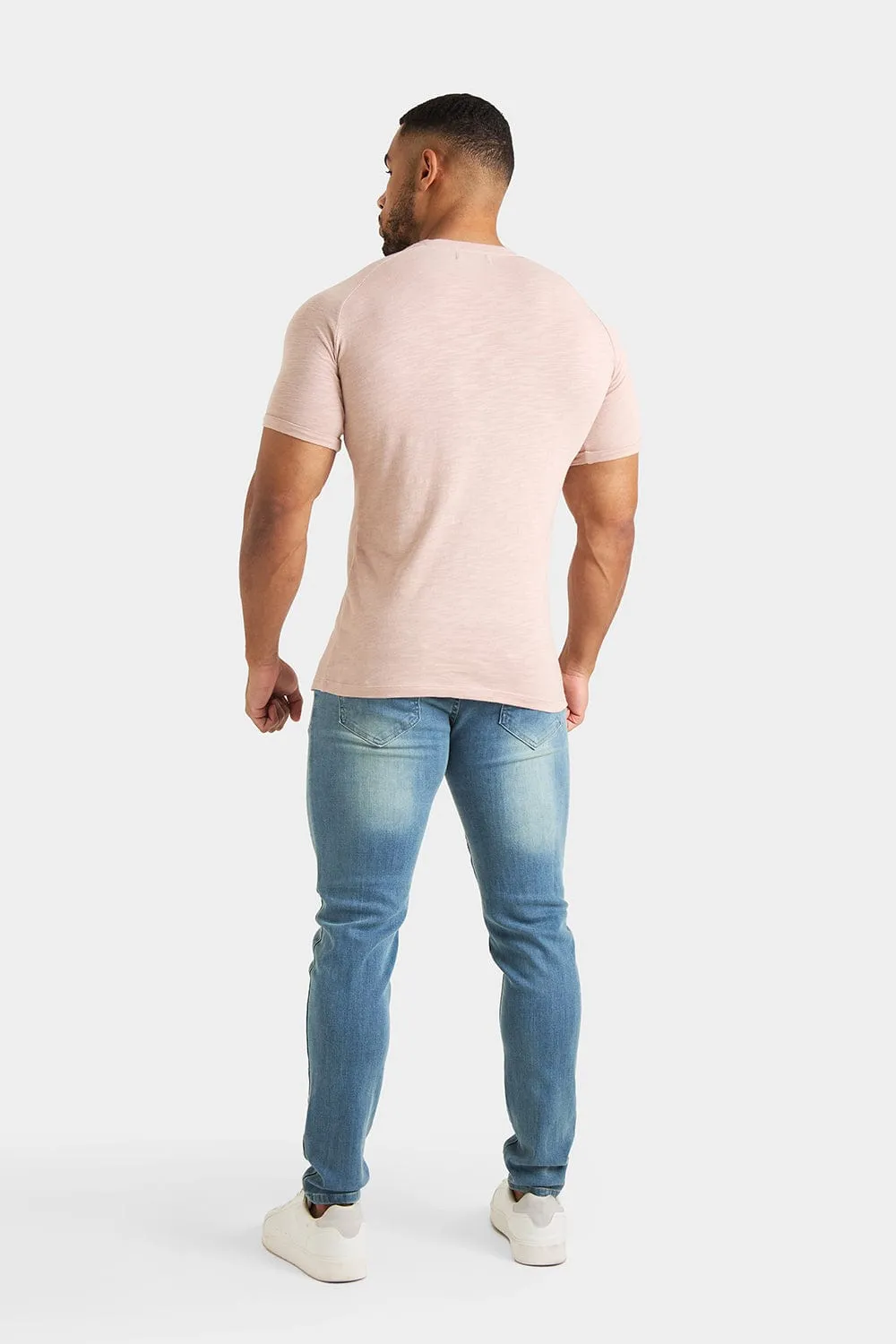 Slub T-Shirt in Rose Clay
