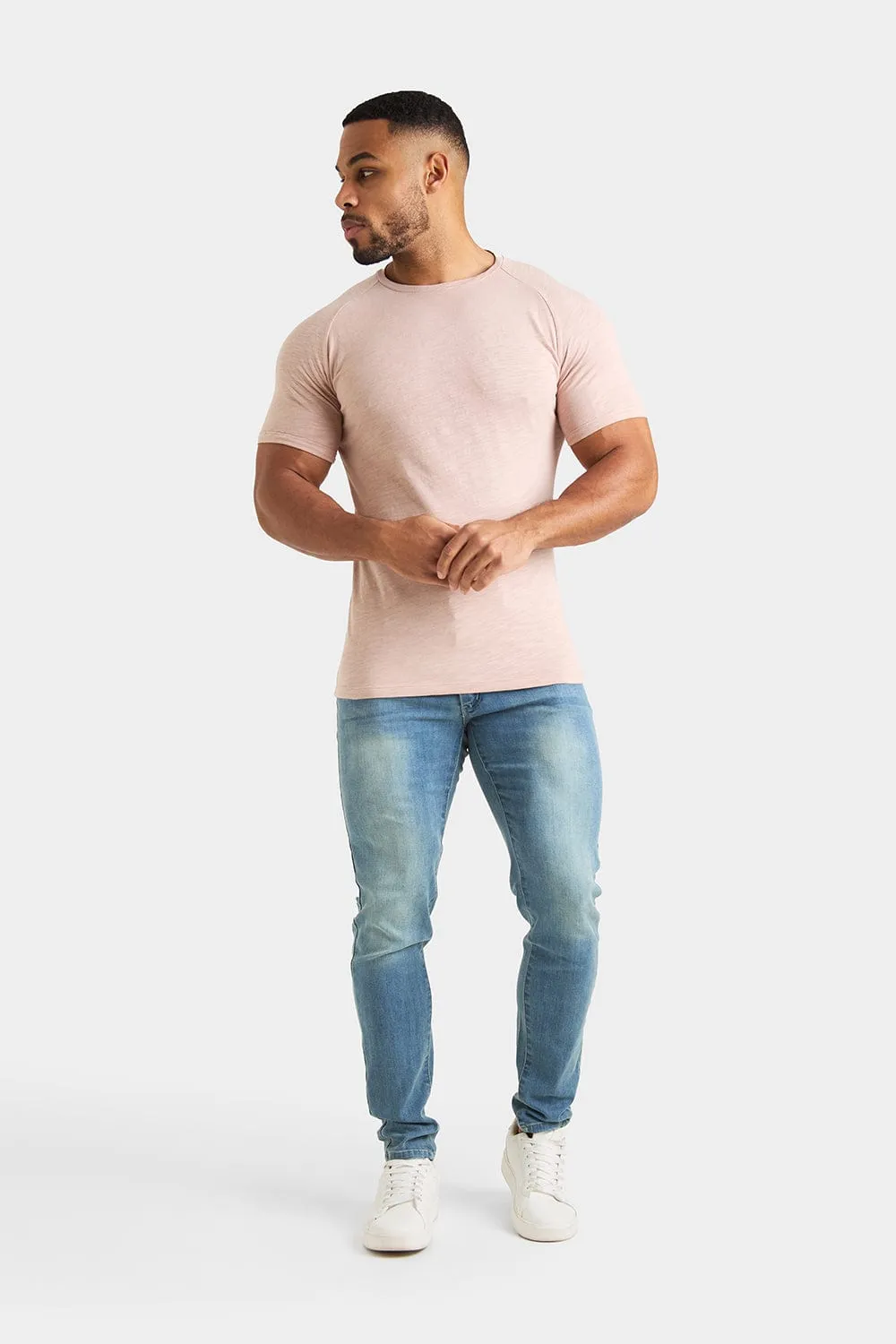 Slub T-Shirt in Rose Clay