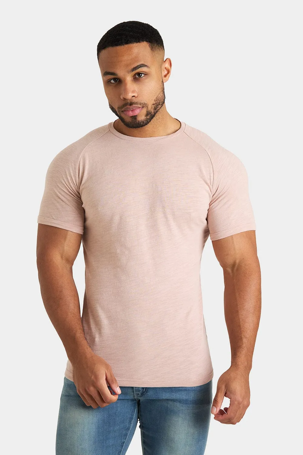 Slub T-Shirt in Rose Clay