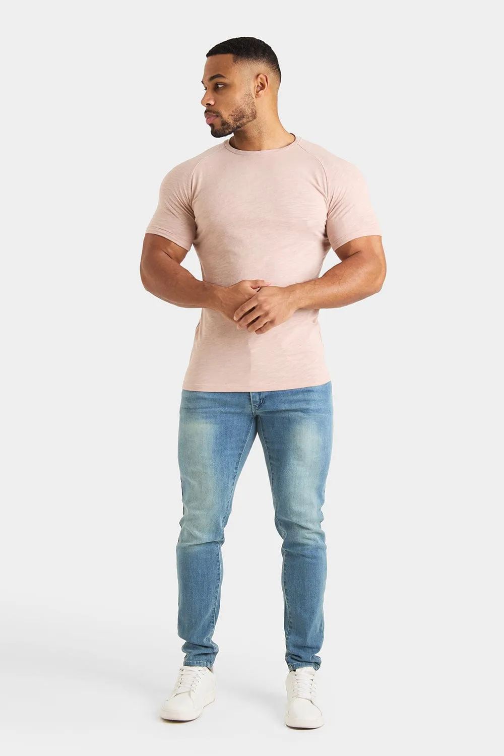 Slub T-Shirt in Rose Clay