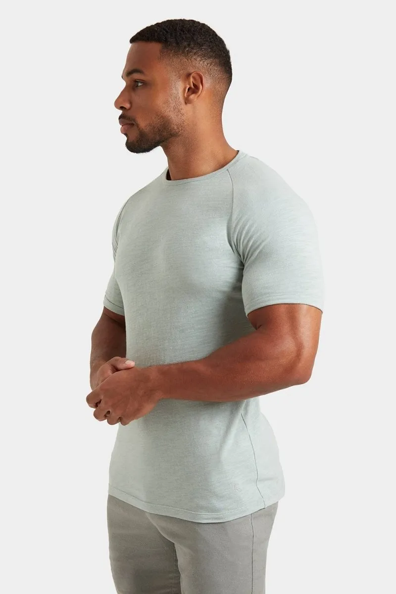 Slub T-Shirt in Sage