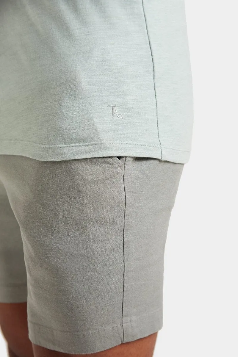 Slub T-Shirt in Sage