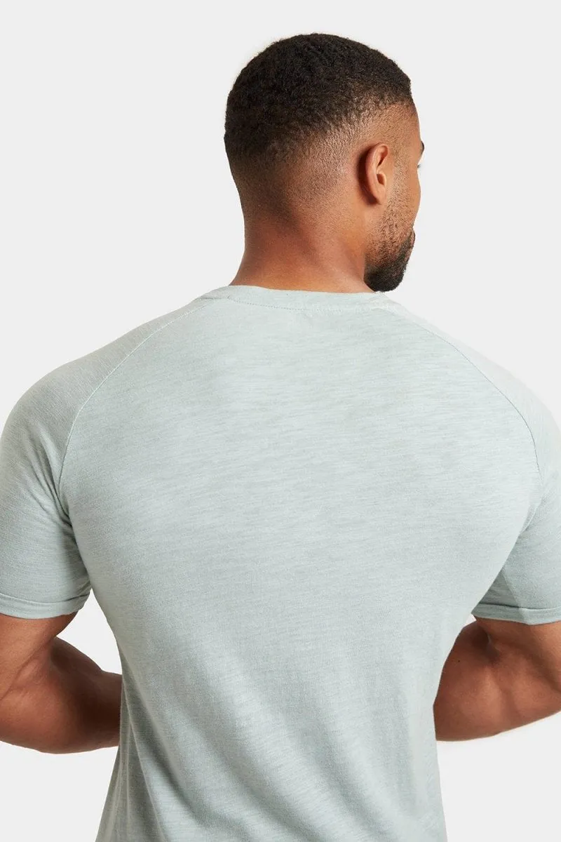 Slub T-Shirt in Sage