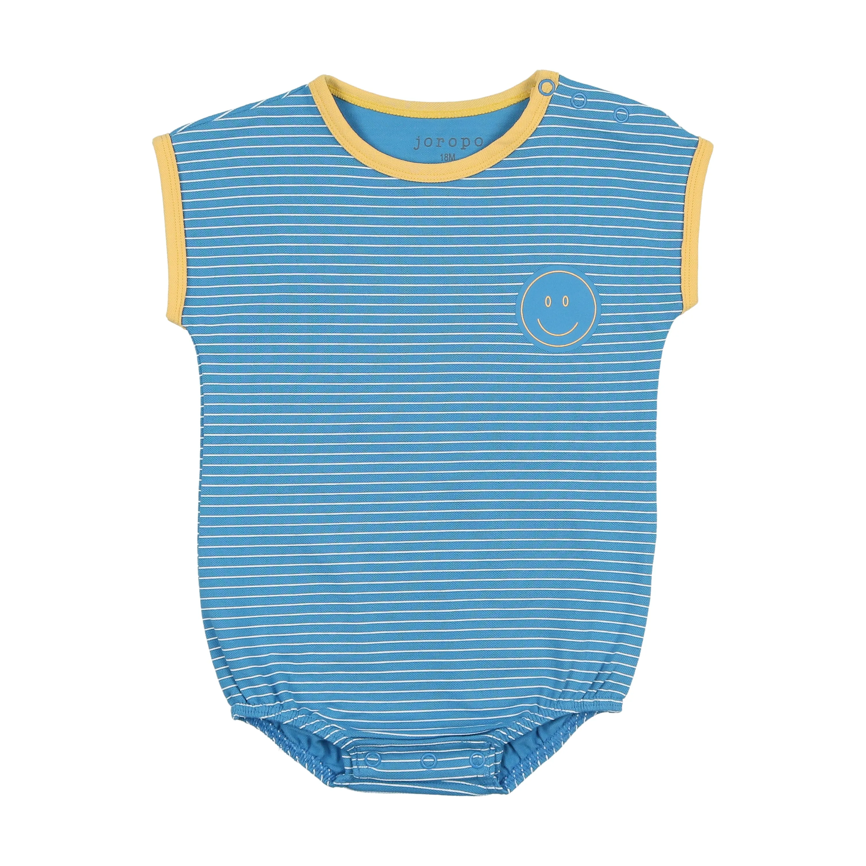 Smiley Stripe Boxy Romper
