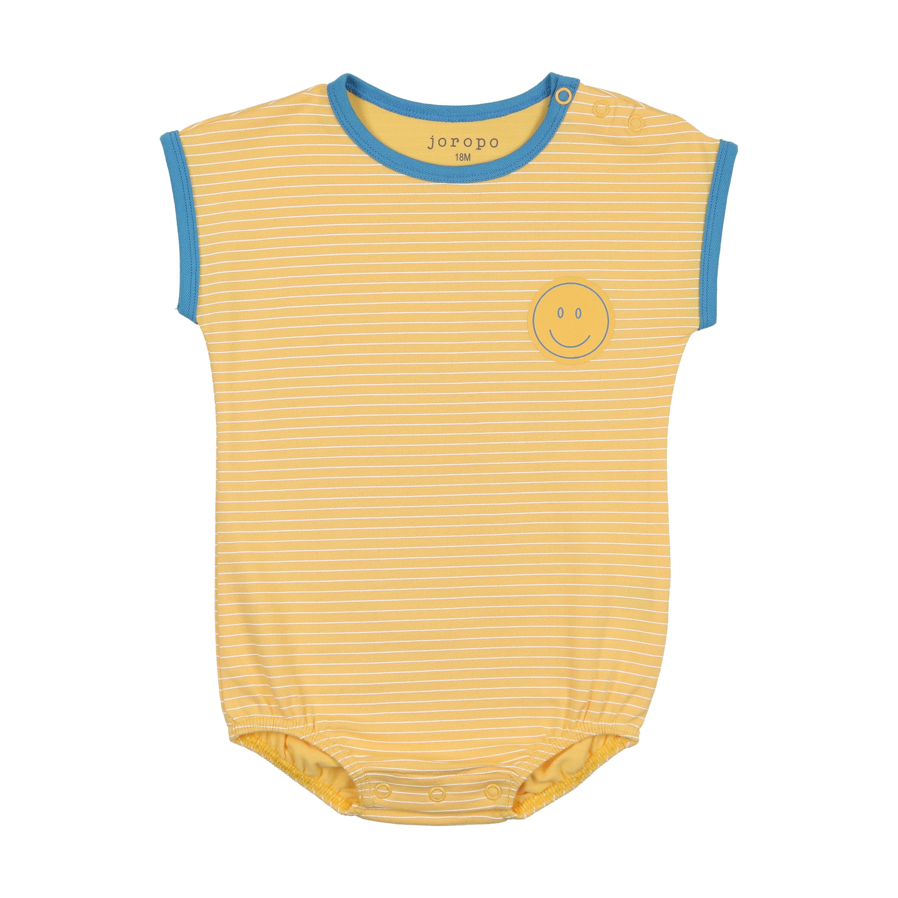 Smiley Stripe Boxy Romper