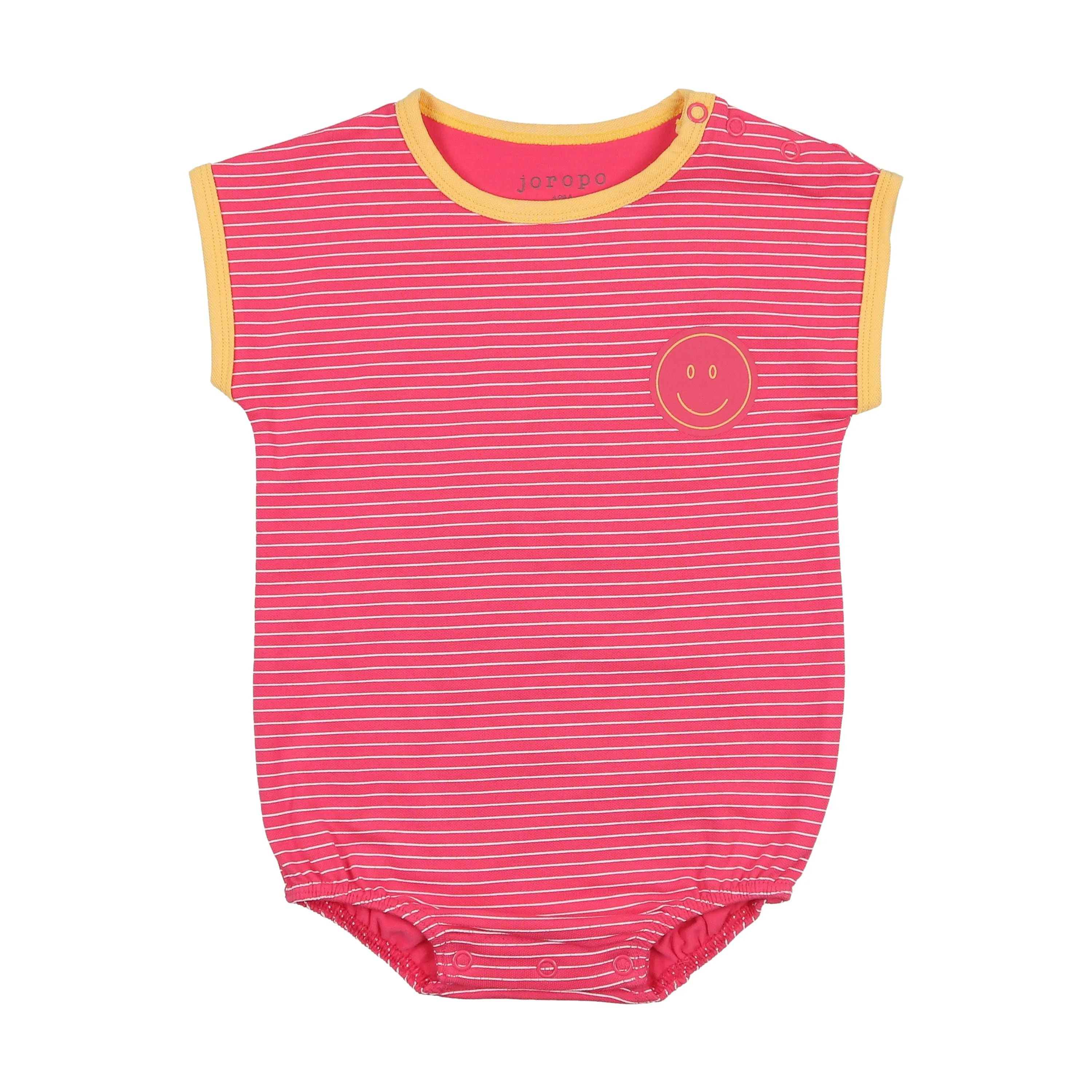 Smiley Stripe Boxy Romper