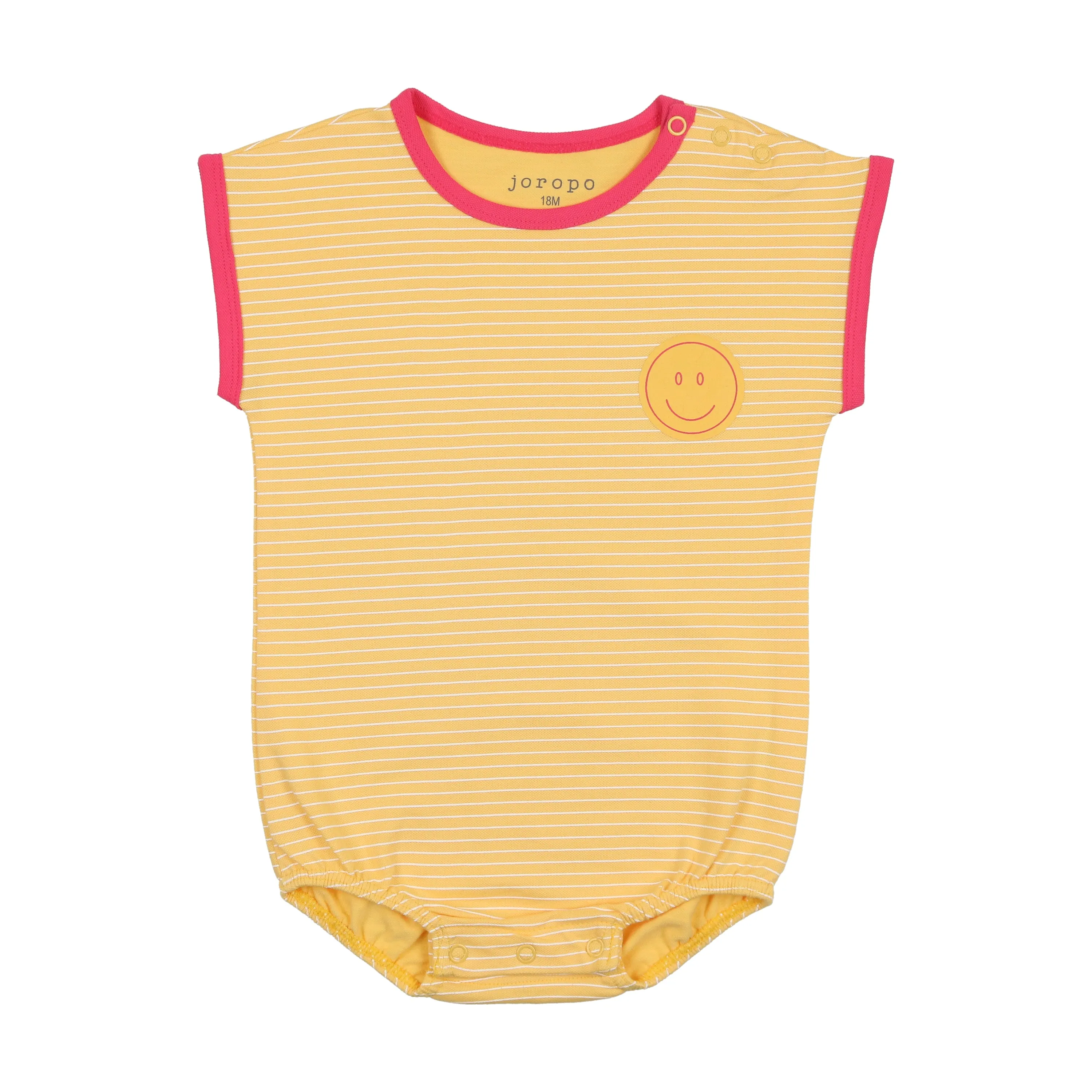 Smiley Stripe Boxy Romper