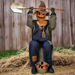 Smiling Jack Greeter With Chair