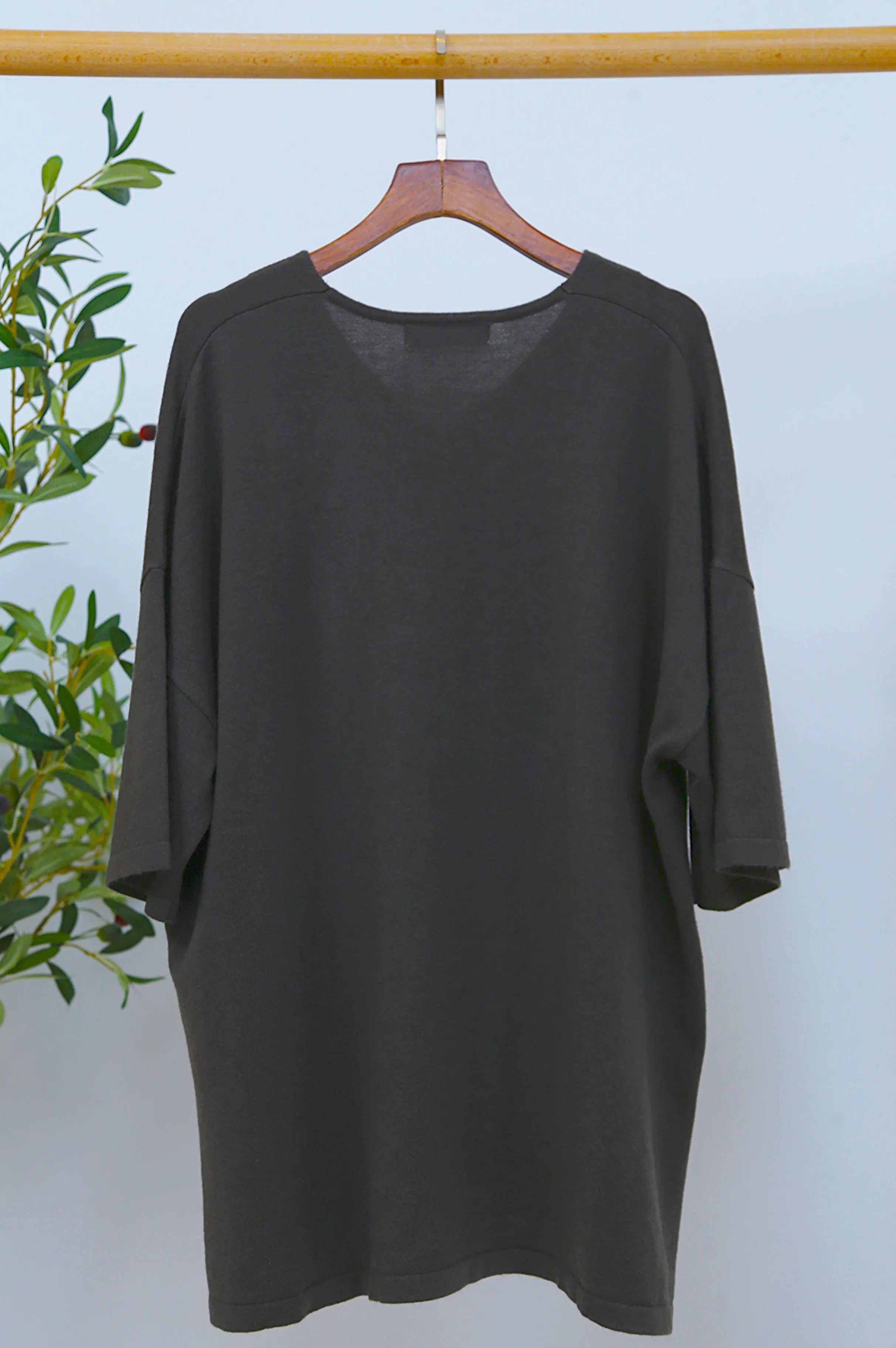 Smith Boxy Knit Top Brown (Restock)
