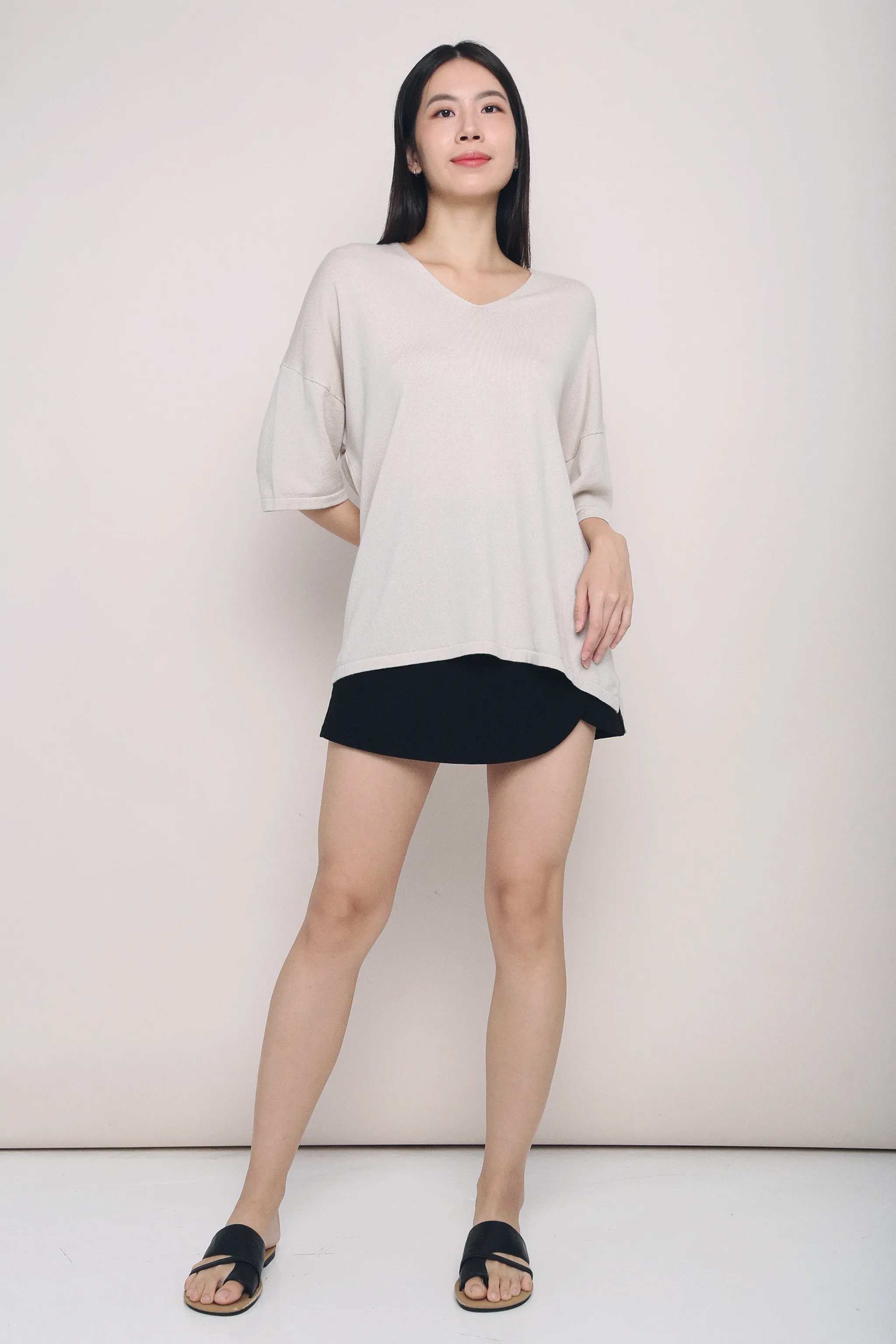 Smith Boxy Knit Top Cream (Restock)