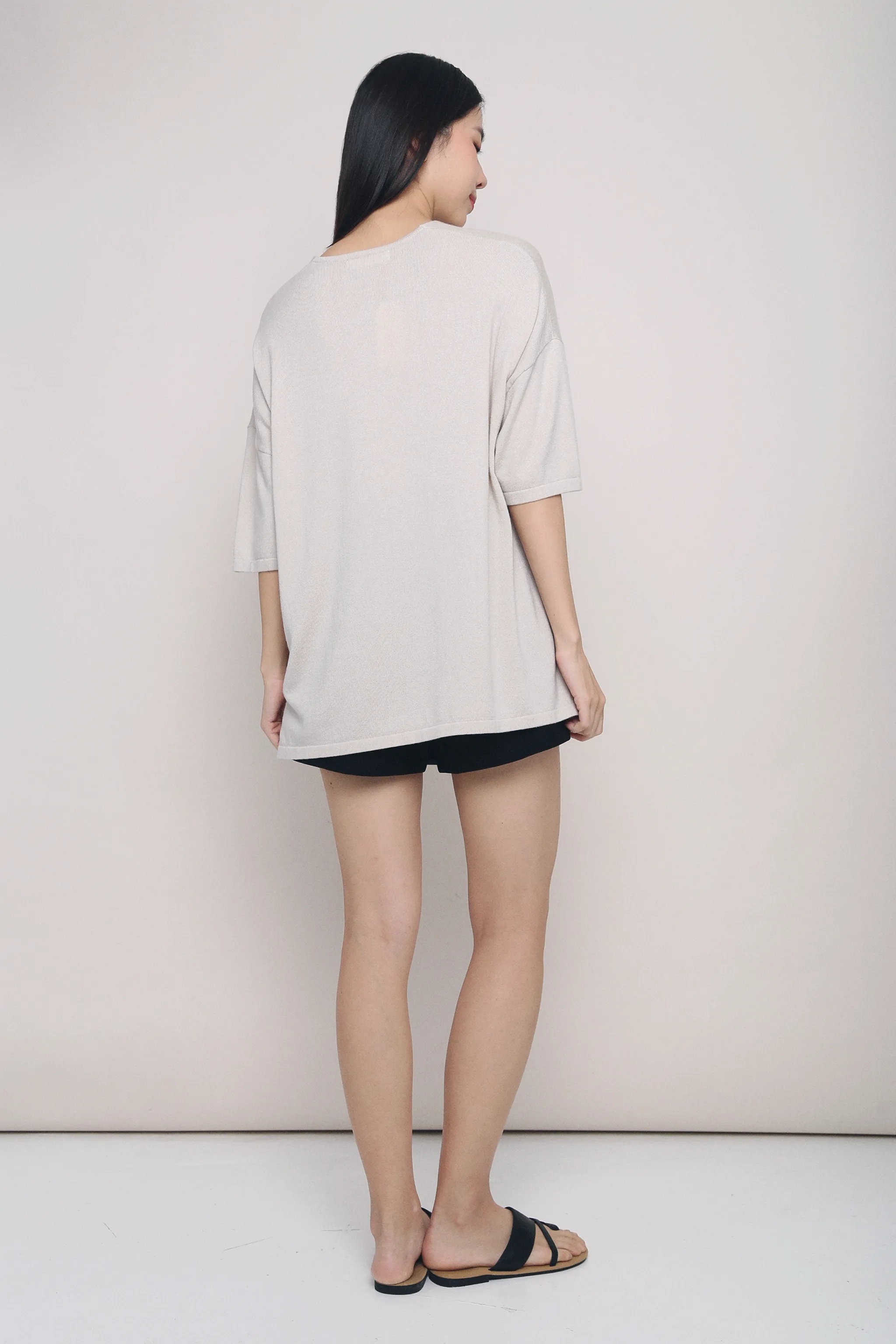 Smith Boxy Knit Top Cream (Restock)