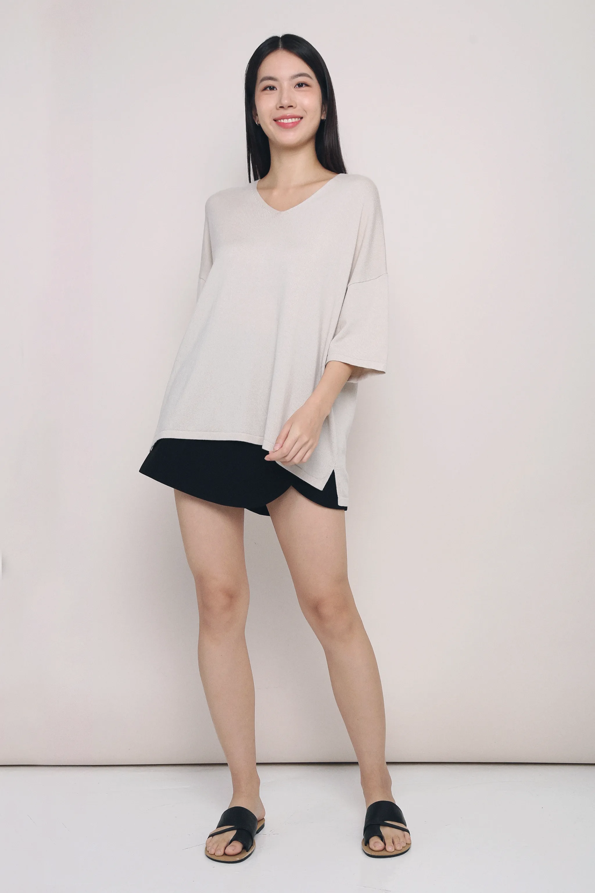 Smith Boxy Knit Top Cream (Restock)