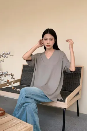 Smith Boxy Knit Top Taupe (Restock)