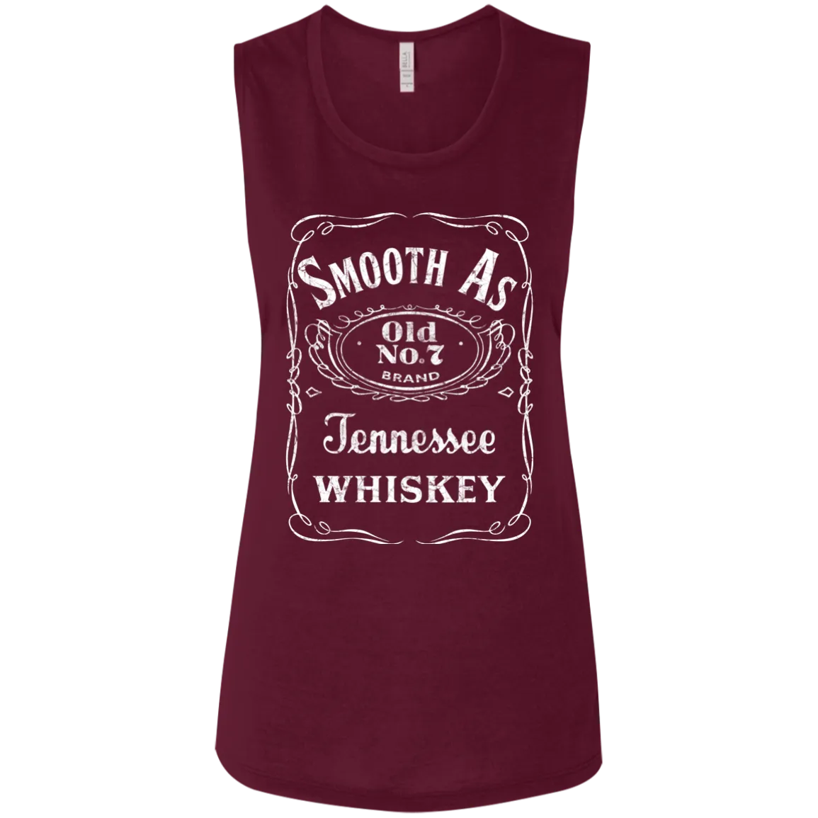 Smooth as Tennessee Whiskey Bella Flowy Muscle Tank – Effortless Style, Southern Charm