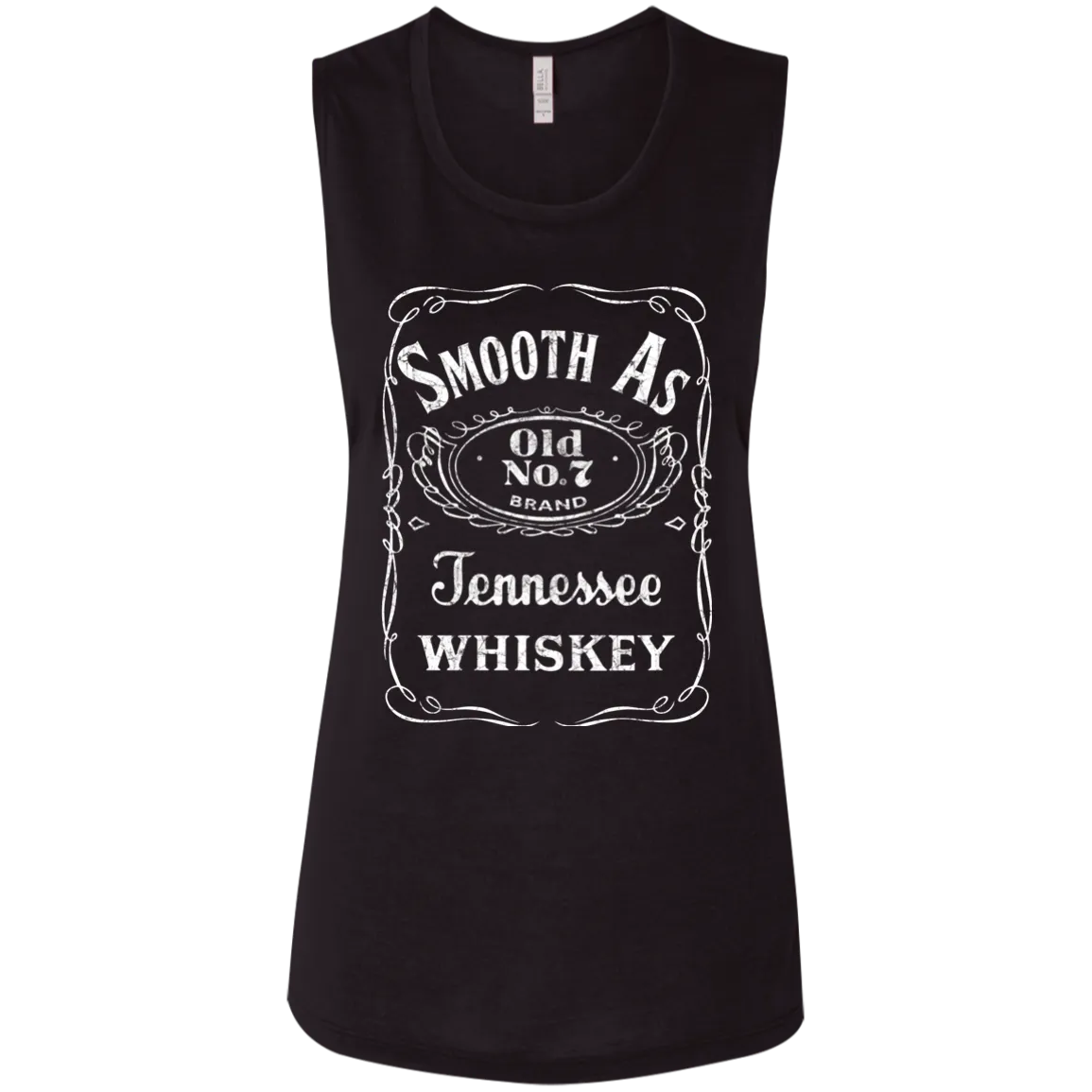 Smooth as Tennessee Whiskey Bella Flowy Muscle Tank – Effortless Style, Southern Charm