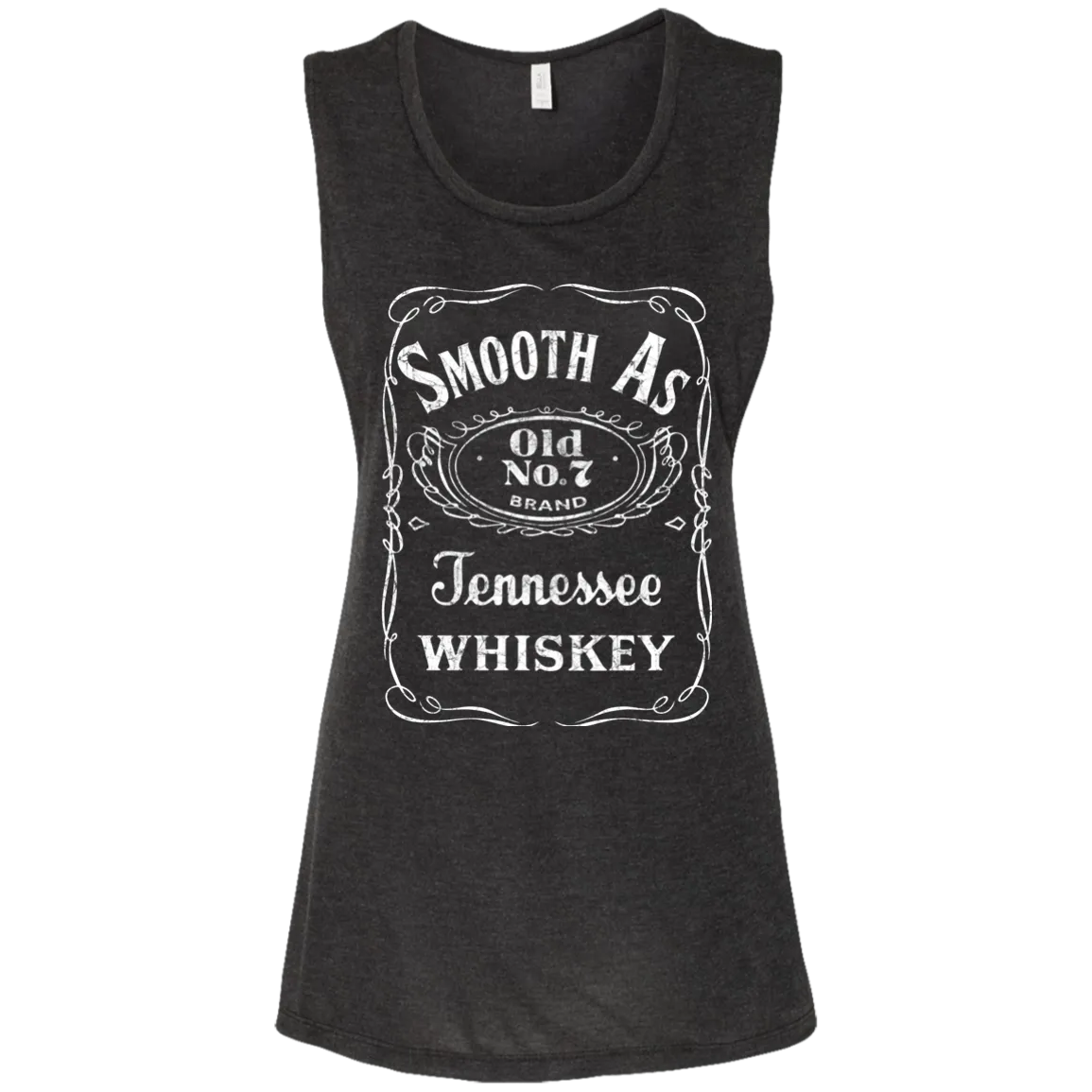 Smooth as Tennessee Whiskey Bella Flowy Muscle Tank – Effortless Style, Southern Charm