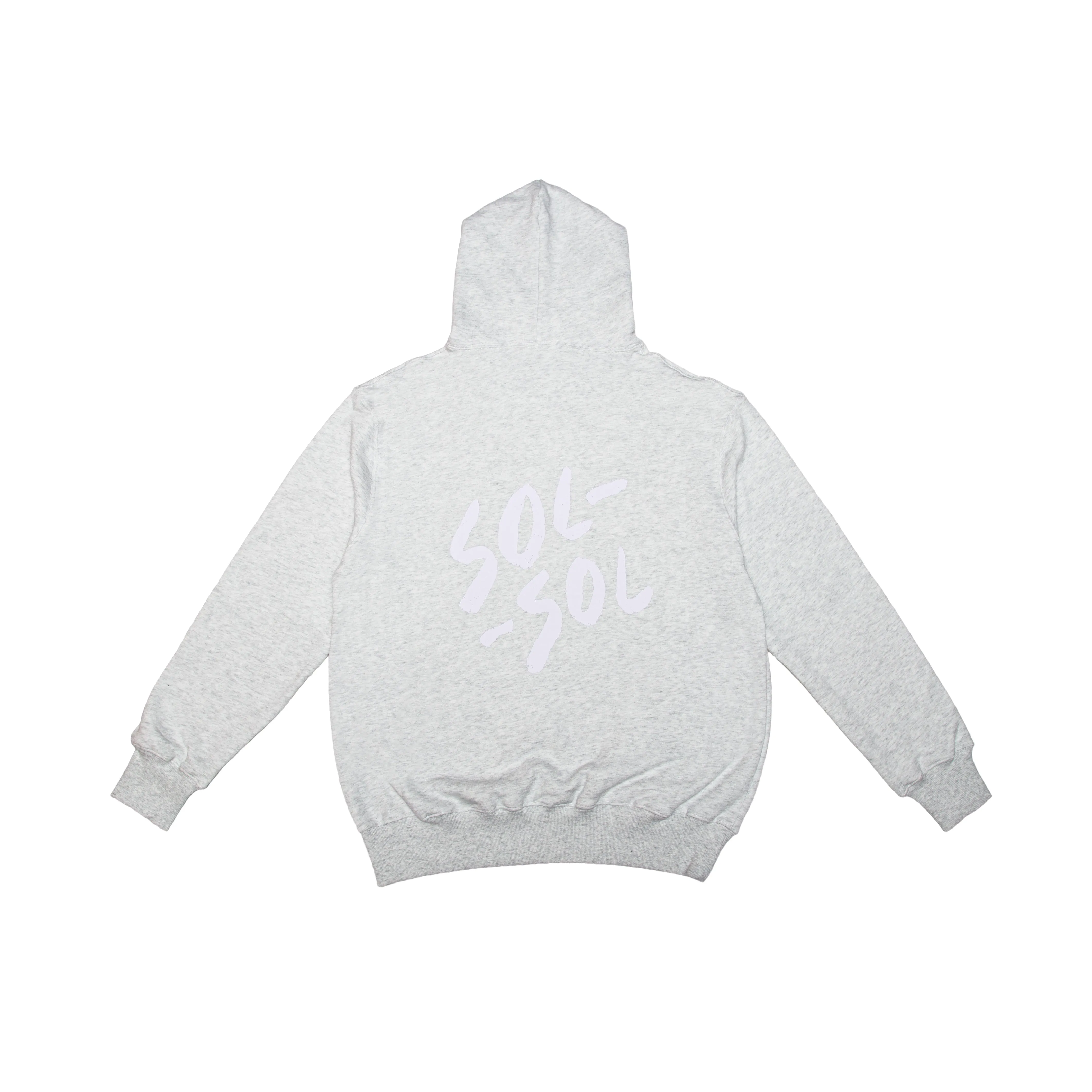 SOL SOL - Classic Logo Hoodie - Light Grey
