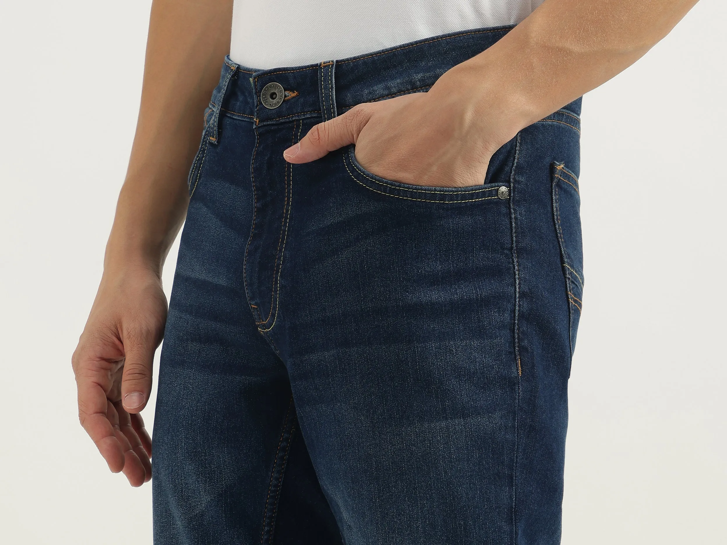 Solid Skinny Fit Jeans