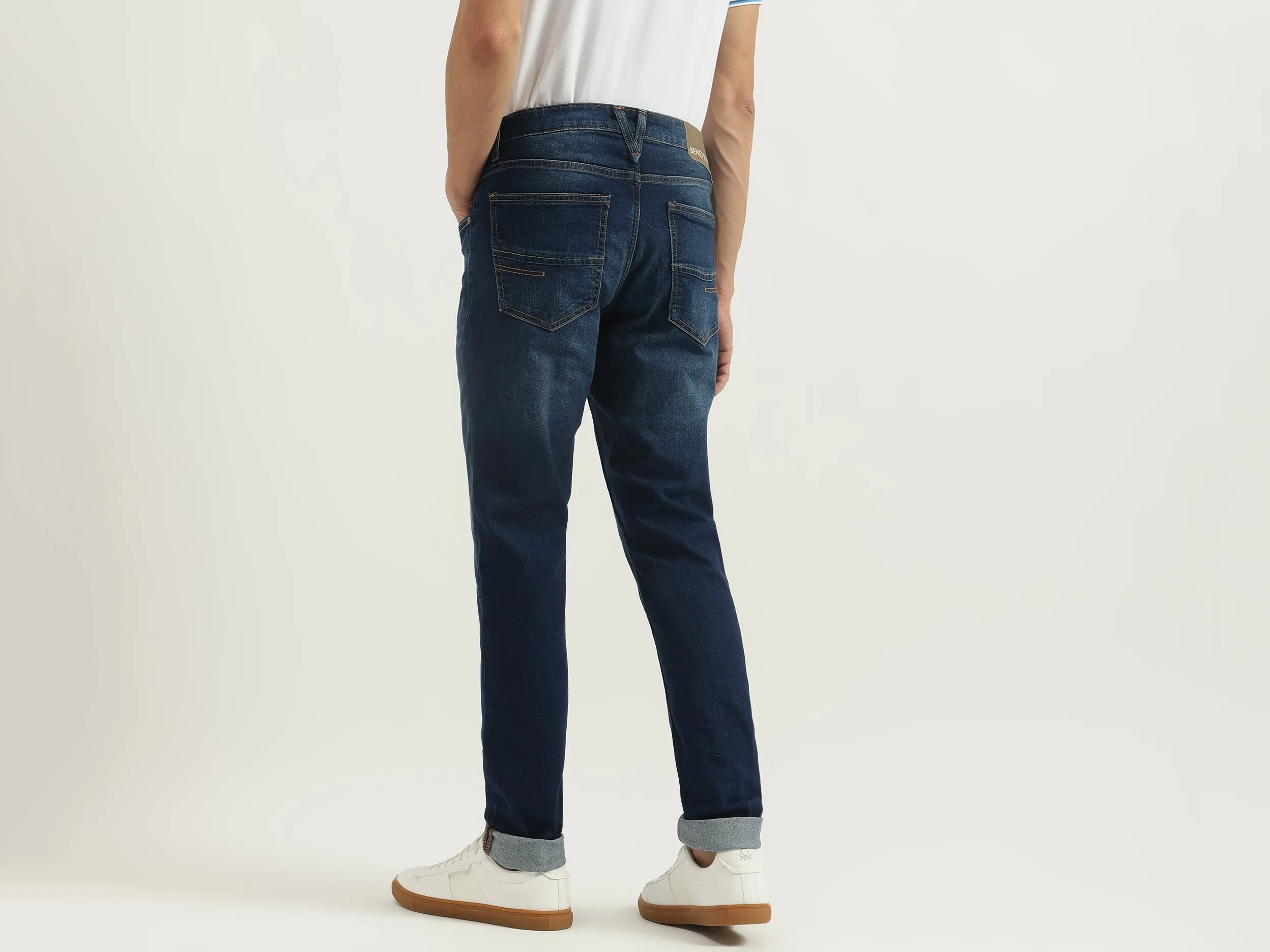 Solid Skinny Fit Jeans