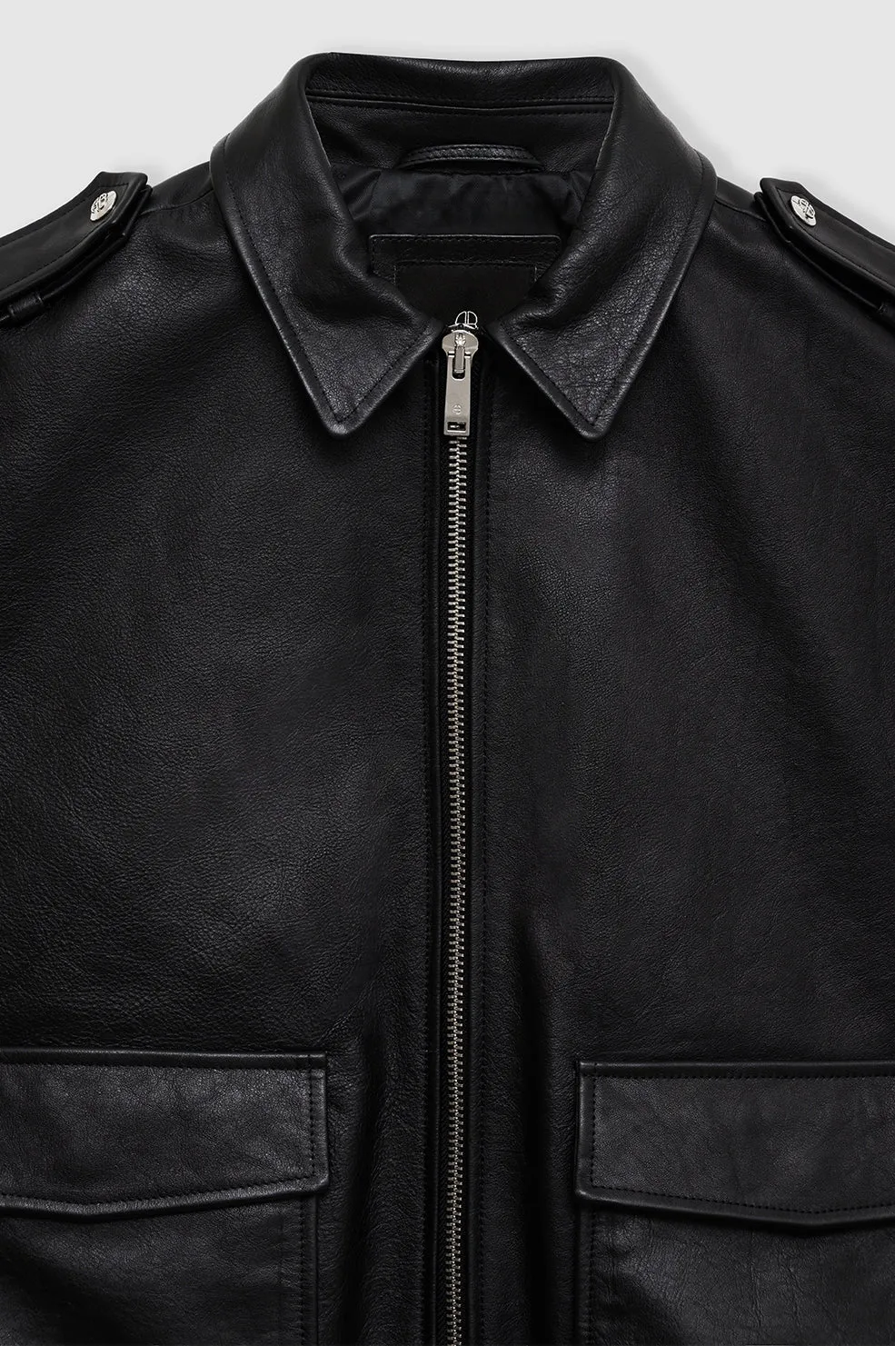 Sonnie Vest - Black Leather
