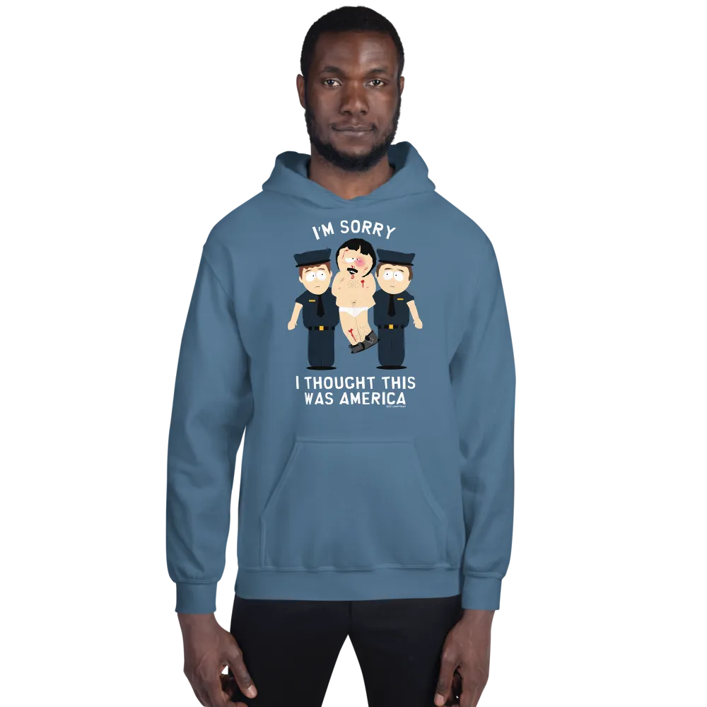 South Park Randy I Thought This Was America Fleece Hooded Sweatshirt