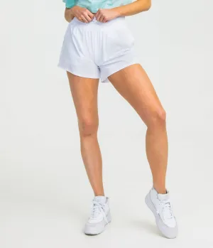 Southern Shirt Womens Lined Hybrid Shorts - Bright White