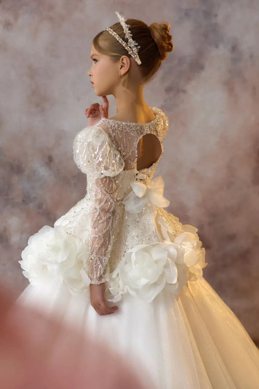 Sparkling Diamond First Communion Dress