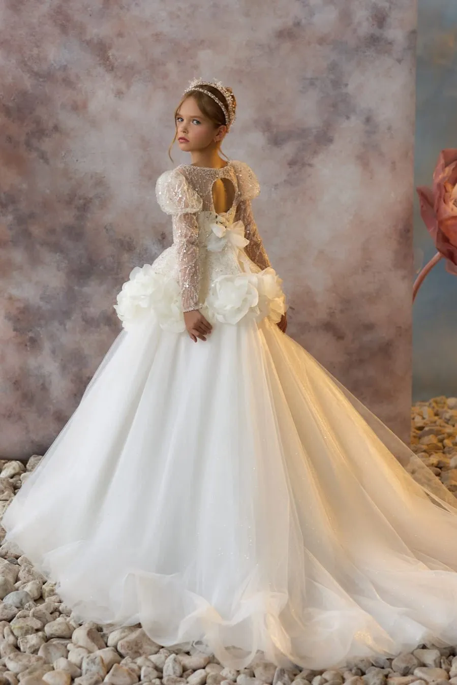 Sparkling Diamond First Communion Dress