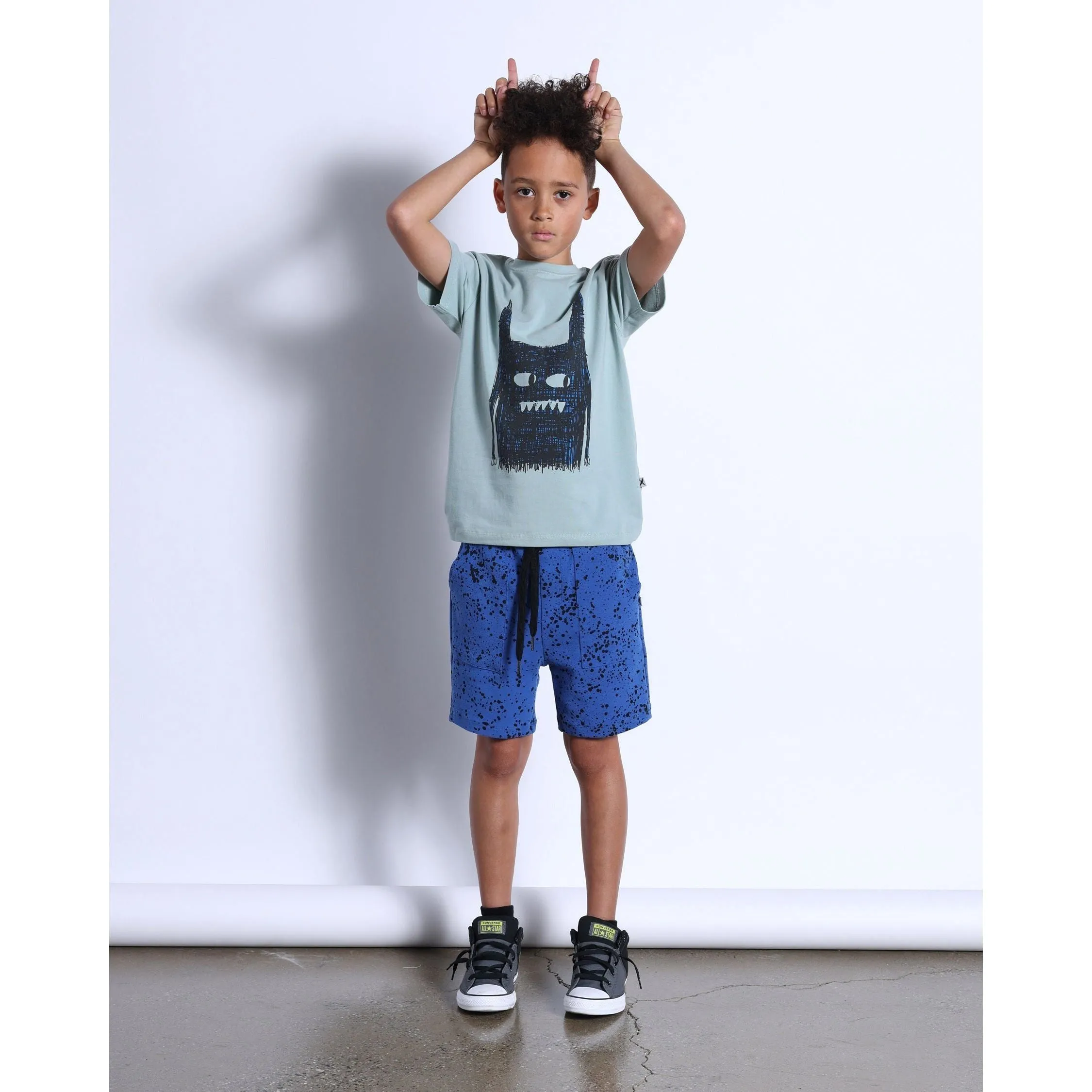 Speckle Short- Blue