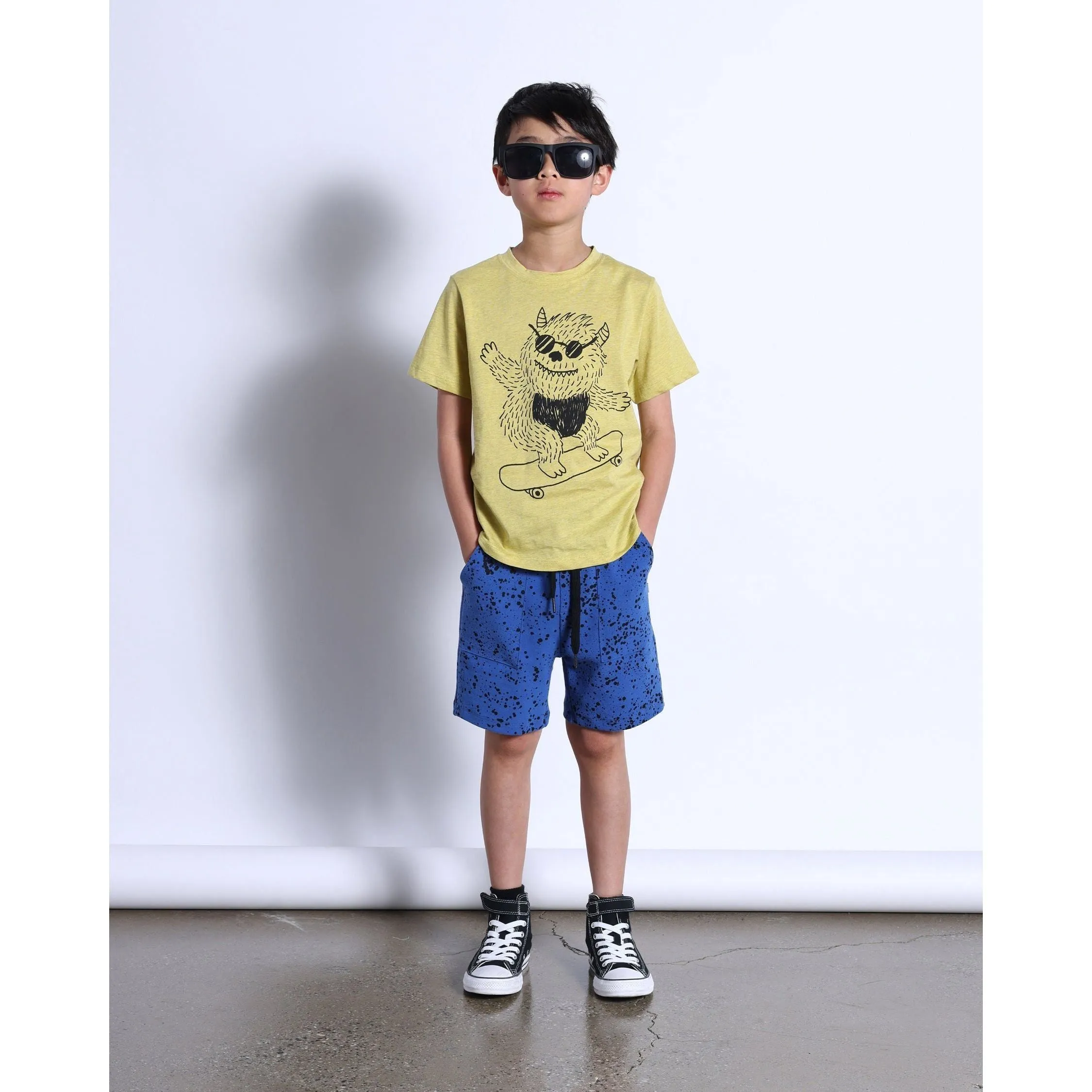 Speckle Short- Blue