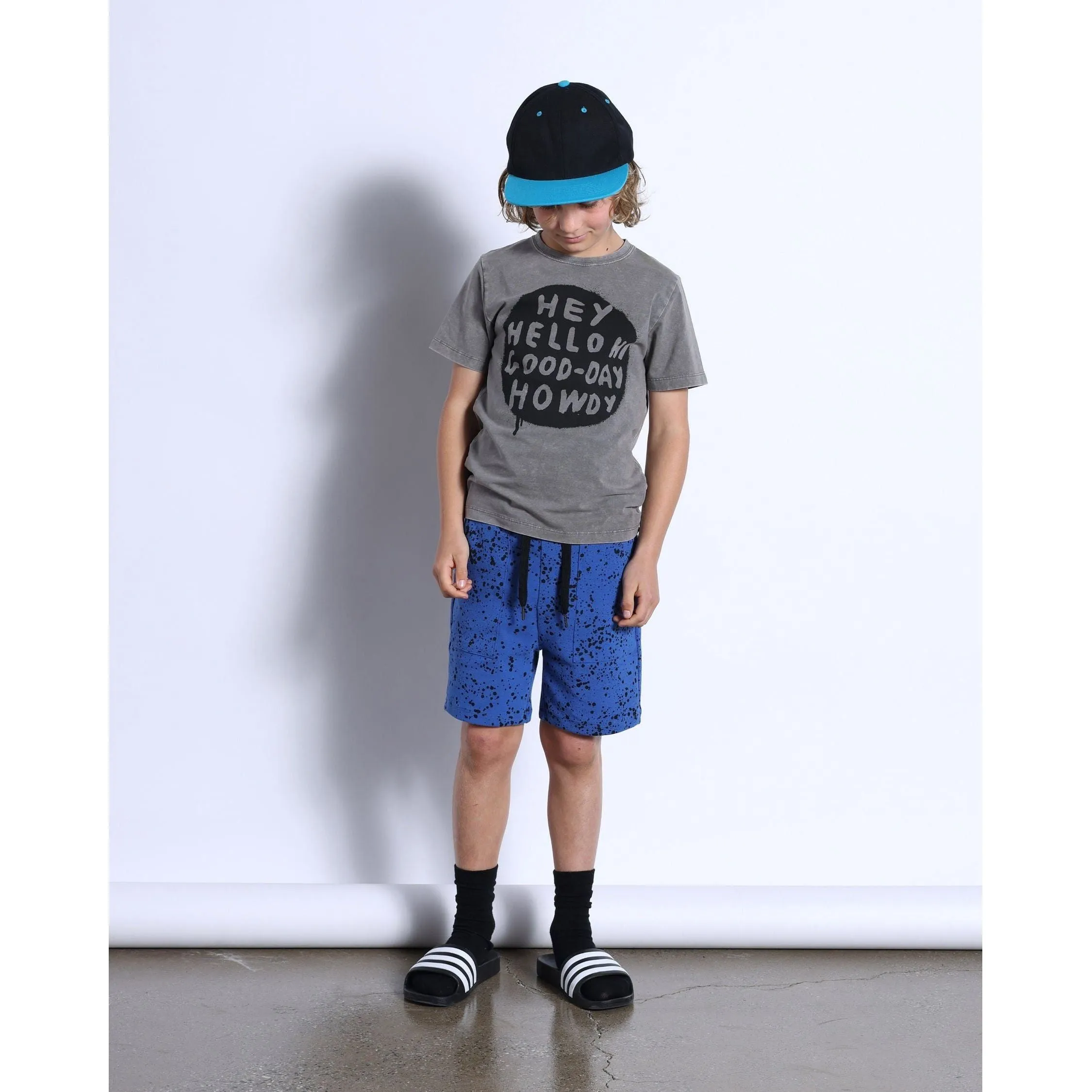 Speckle Short- Blue