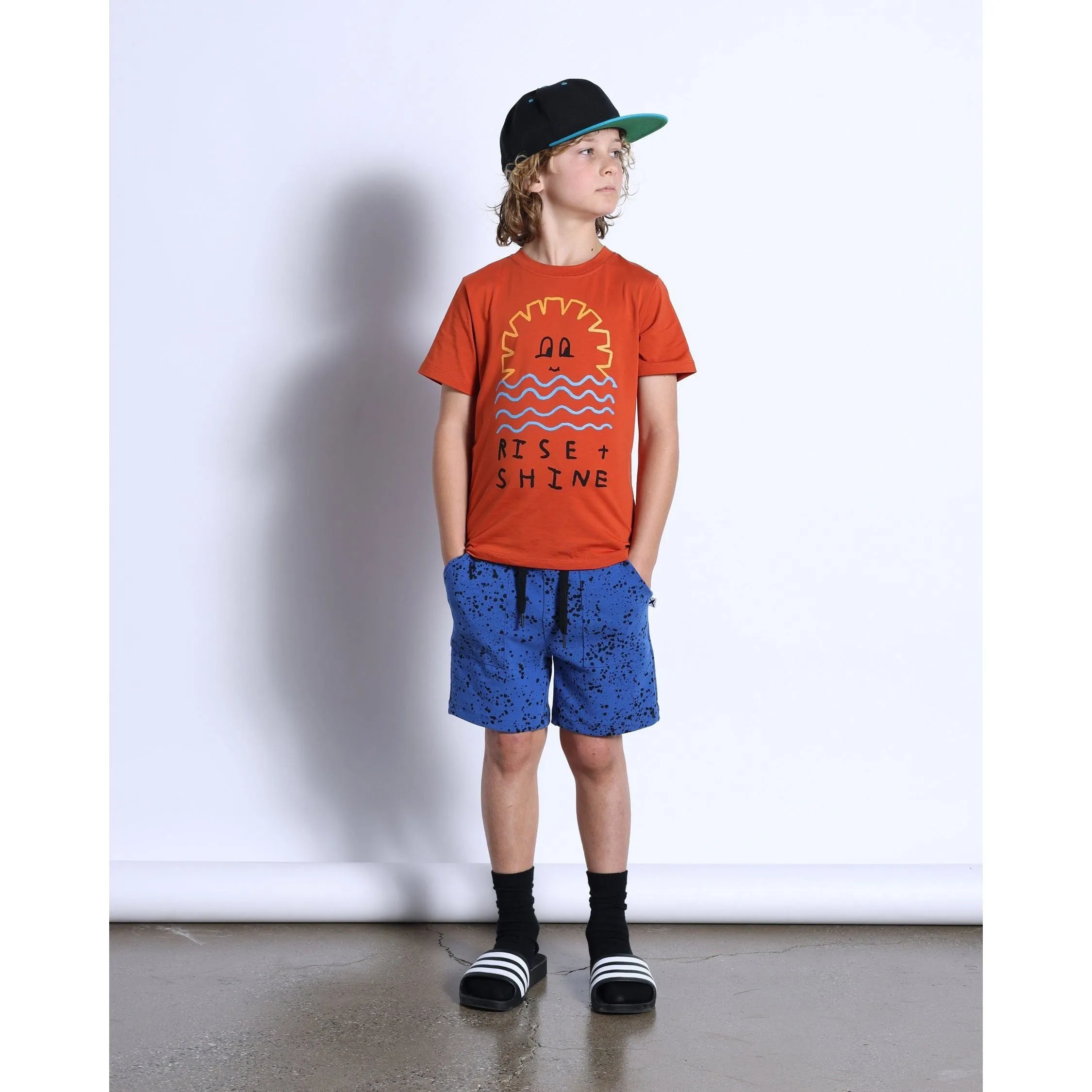 Speckle Short- Blue