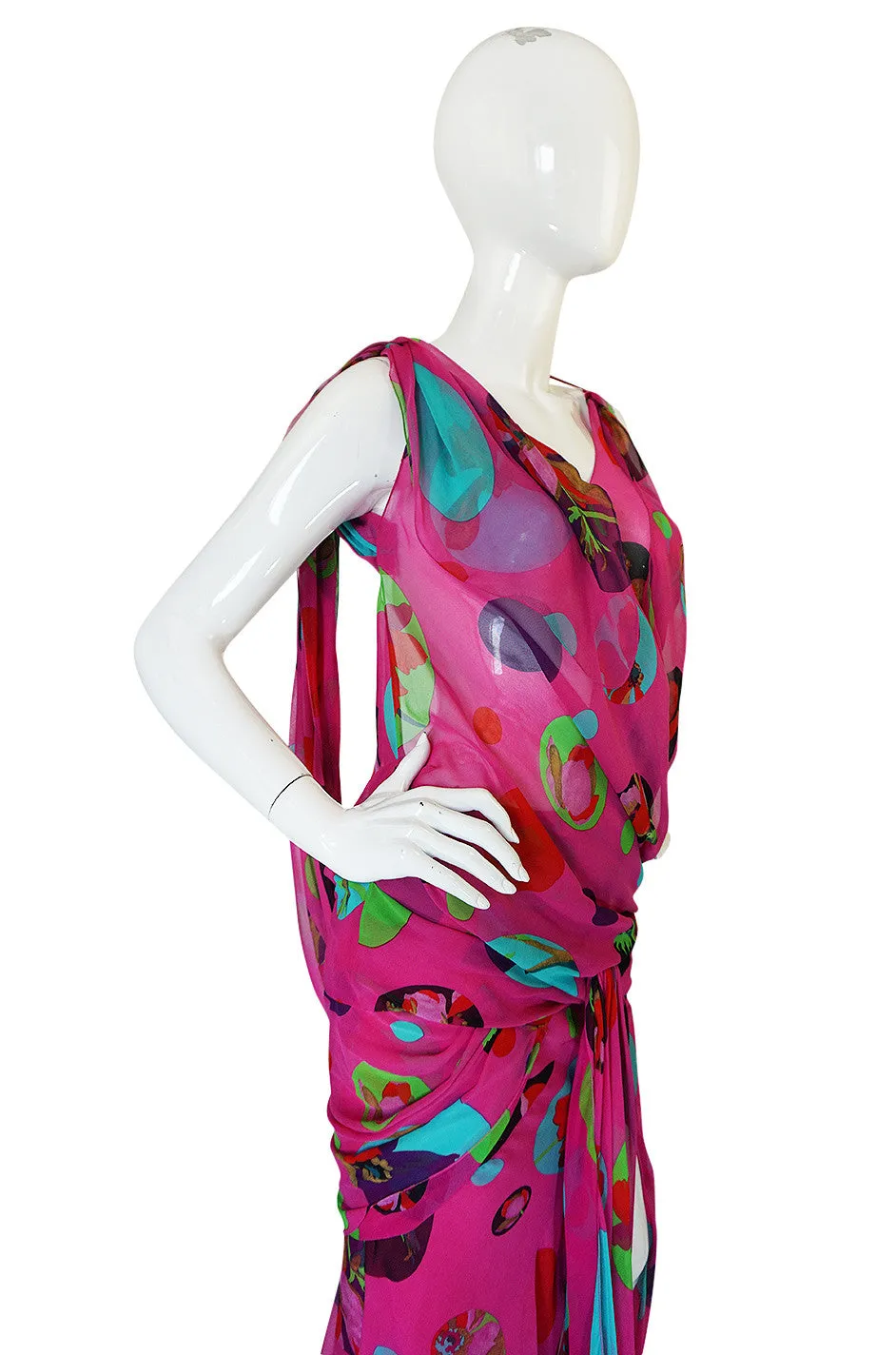 Spring 2004 Runway Pink John Galliano for Dior Dress