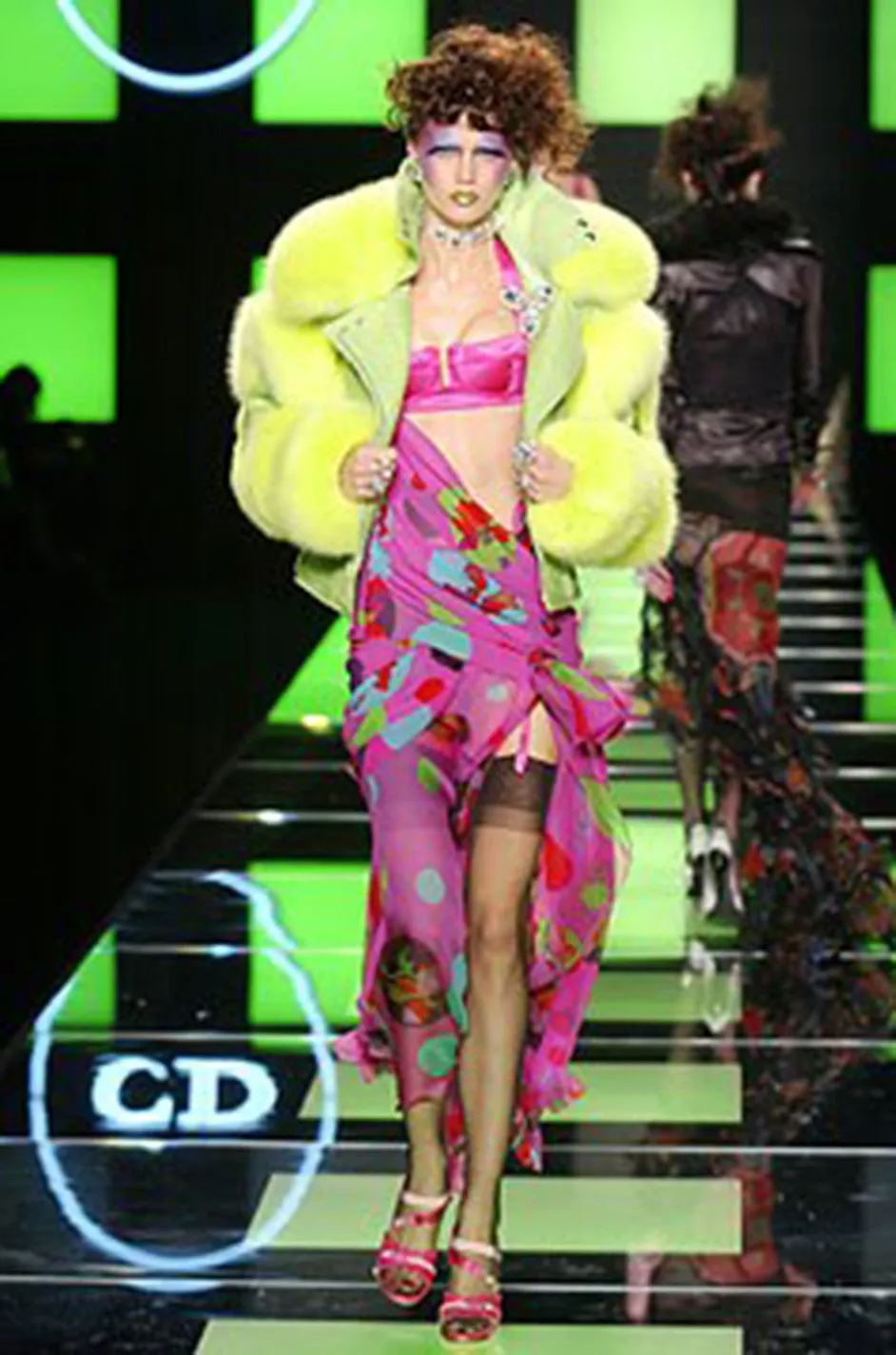 Spring 2004 Runway Pink John Galliano for Dior Dress